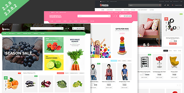 Brezza - Fruit Store Responsive OpenCart Theme