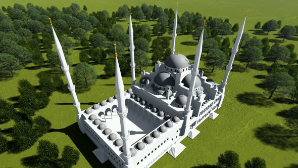 Top View of the White Mosque alt