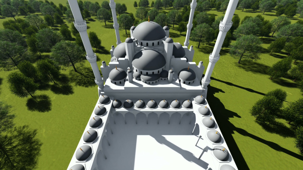 Top View of the Mosque alt