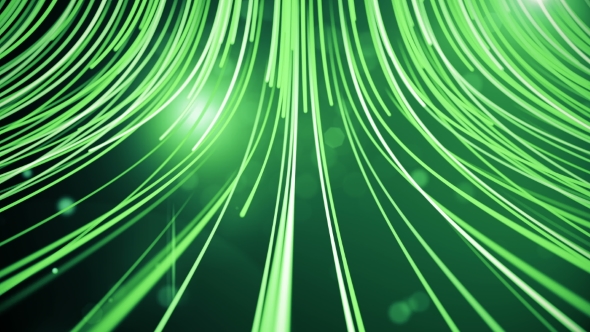 Seamless Abstract Background with Animation Moving of Lines for Fiber Optic Network
