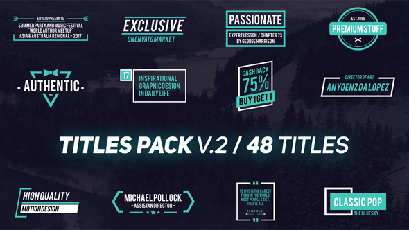 Titles Pack V.2