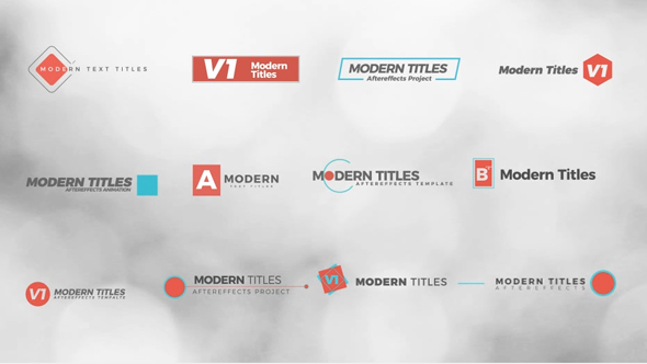 Modern Titles alt