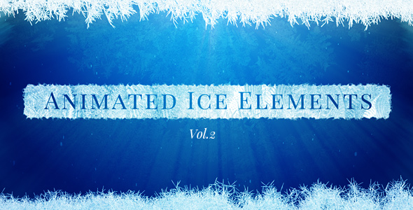 Animated Ice Elements. Vol.2