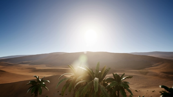 Erg Chebbi Dunes in the Sahara Desert