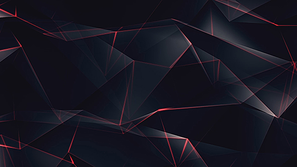 Stylish Polygonal Refraction Background