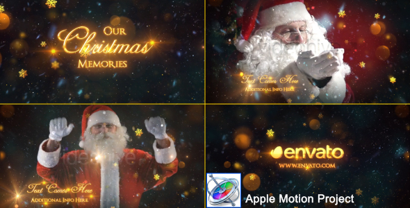 Christmas Memories Slideshow - Apple Motion