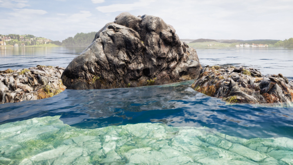 Rocks in Ocean