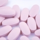 Oval Pink Tablets on Plate - VideoHive Item for Sale