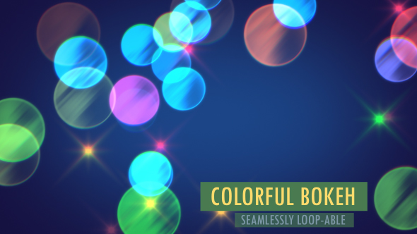 Colorful Bokeh Background And Overlay V2 alt