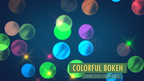 Colorful Bokeh Background And Overlay V3 alt