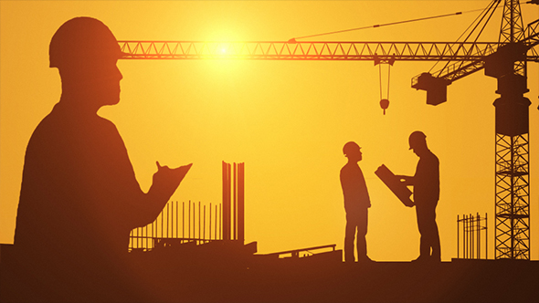 Construction Civil Engineer Silhouette alt