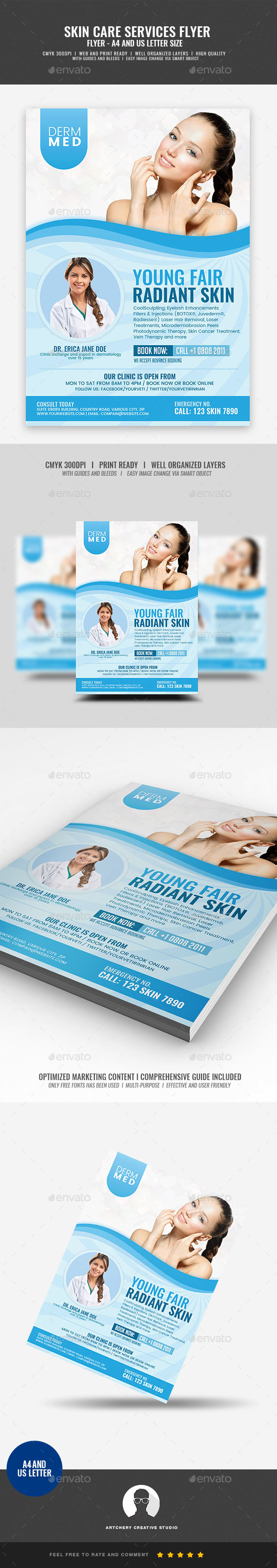Skin Care Services Flyer