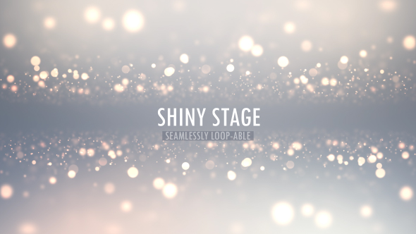 Clean Elegance White Particle Stage Background alt