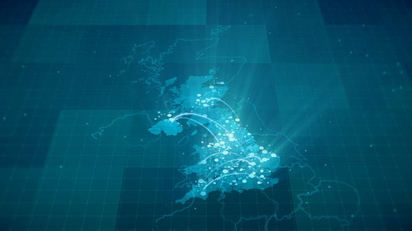 Globalization Great Britain Map HD alt