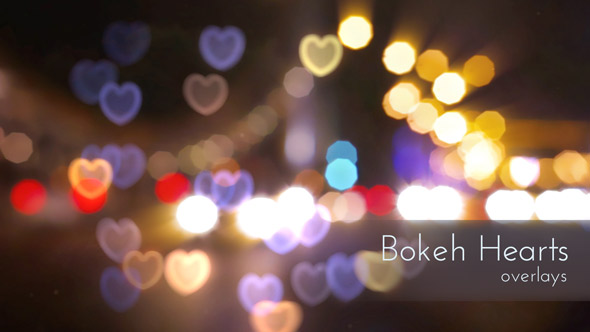 Bokeh Hearts Overlays alt