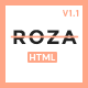 Roza - Clean Blog HTML Template - ThemeForest Item for Sale