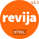 Revija - Premium Blog/Magazine HTML Template - ThemeForest Item for Sale