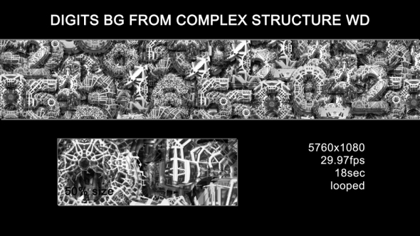 Digits BG from Complex Structure WD