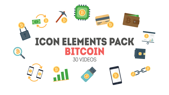 Icon Elements Pack - Bitcoin
