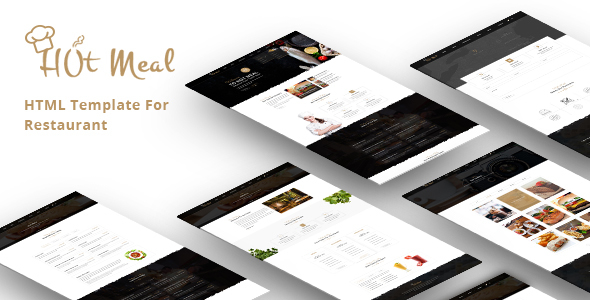 Hot-meal Restaurant and Food Corner Html Template