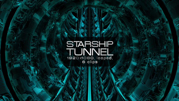 Starship Tunnel VJ Pack