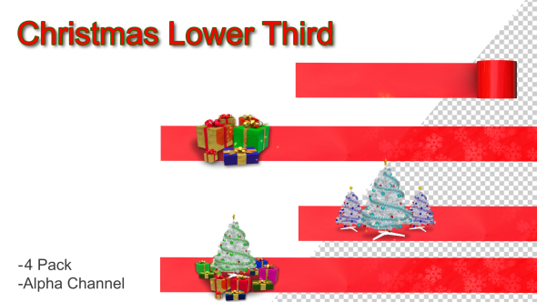 Christmas Lower Third