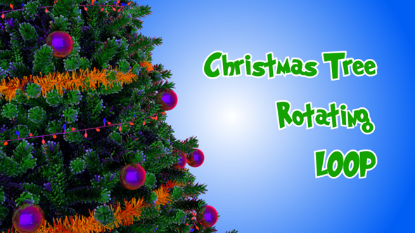 Christmas Tree Rotating 