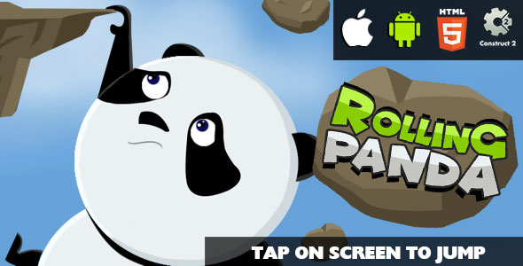 Rolling Panda - Gra HTML5 (CAPX)