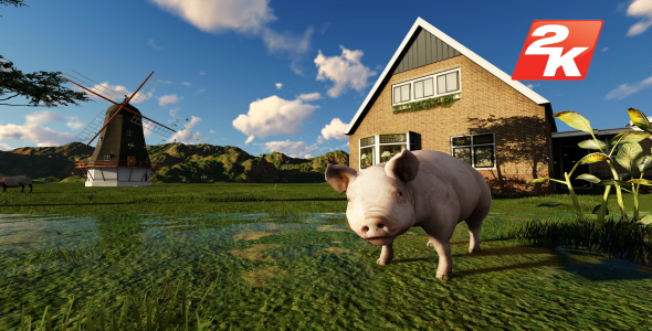 Farm Villa Garden and Pig alt