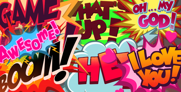 Comic Bubbles Pack 2