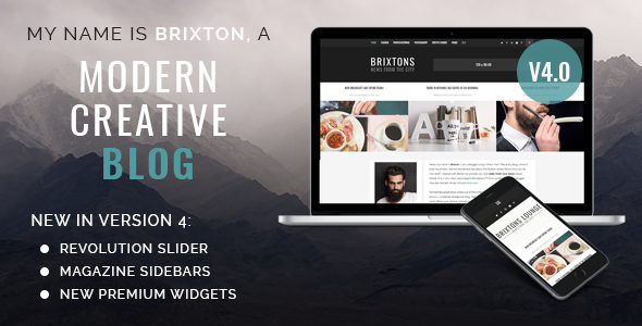 Brixton - responsywny blog WordPress