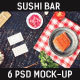 Sushi Bar Mock-up Pack Vol.3 - GraphicRiver Item for Sale
