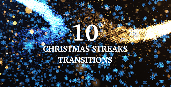10 Light Streaks Christmas Transitions alt