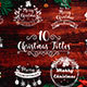 Christmas Titles - VideoHive Item for Sale