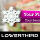 Christmas Snowflakes Lower Thirds - VideoHive Item for Sale