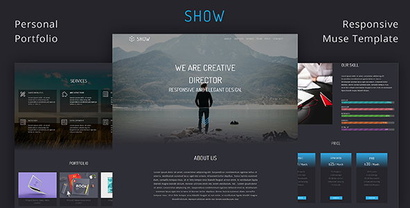 Show_Portfolio &amp; Resume Muse Template