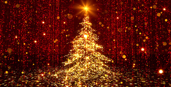 Particle Christmas tree