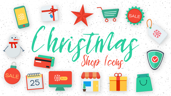 Christmas Shop Icons - Animation Pack