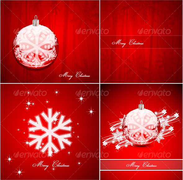 Pack of Christmas background