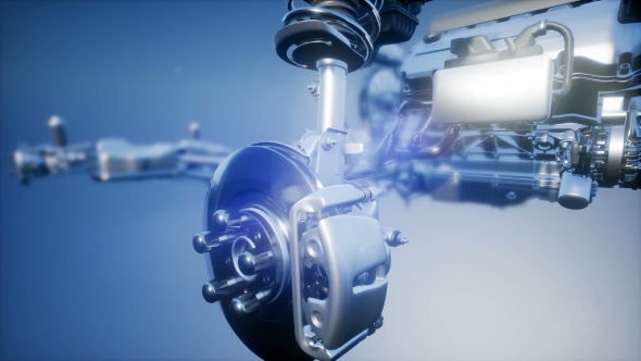 Detailed Car Engine and Other Parts alt