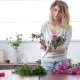 Woman Florist Makes Flower Bouquet - VideoHive Item for Sale