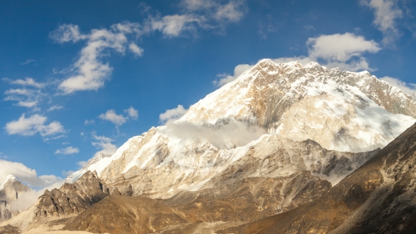 of the Mountains in Himalayas, Nepal, Everest, Nuptse