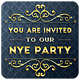 Golden NYE Party - Invitation - GraphicRiver Item for Sale