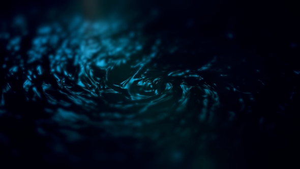 Turquoise Dark Water Spiral