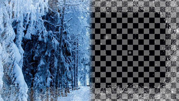 Frosty Frame Falling Snow alt