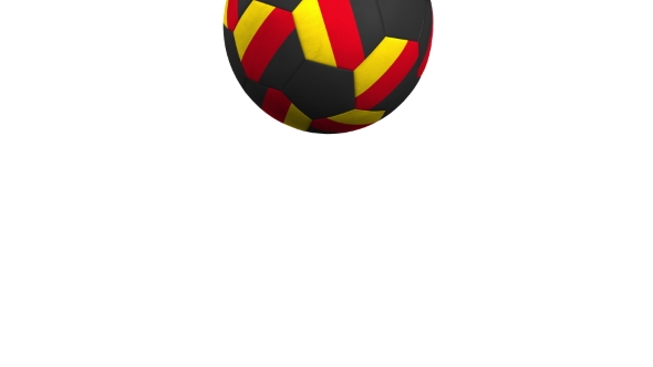 Football Ball Featuring Flags of Germany alt