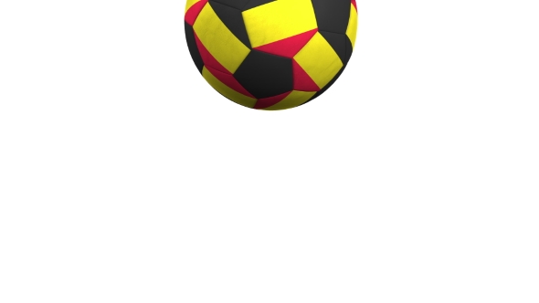 Football Ball Featuring Flags of Belgium alt