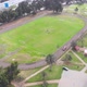 Football Soccer field (La Serena city, Chile) aerial view, drone footage - VideoHive Item for Sale