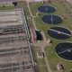 Round Polls in Wastewater Treatment Plant, Filtration of Dirty or Sewage Water - VideoHive Item for Sale