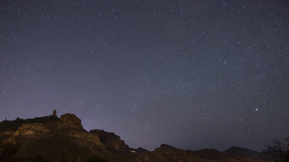 El Teide in Tenerife Canary Islands at Night